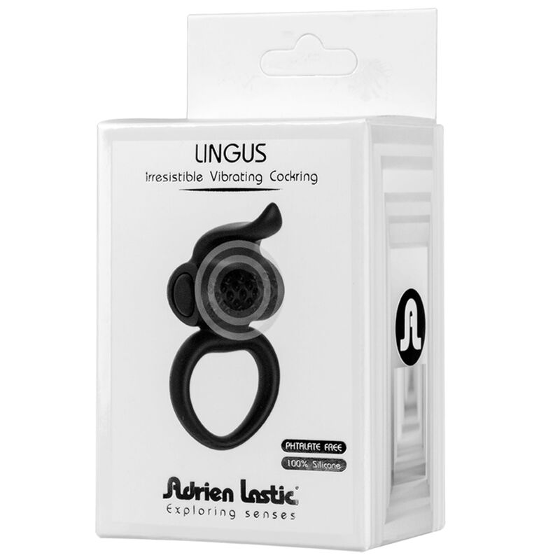 ADRIEN LASTIC - ANEL VIBRADOR LINGUS PRETO - Sexshoptuga  Sexshoptuga 