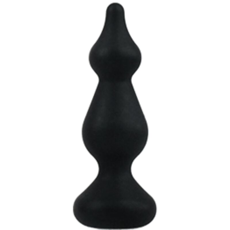 ADRIEN LASTIC - AMUSE PLUG ANAL SILICONE PRETO TAMANHO S - Sexshoptuga 