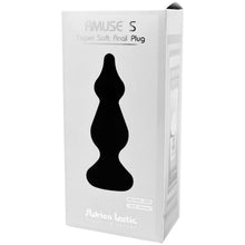 ADRIEN LASTIC - AMUSE PLUG ANAL SILICONE PRETO TAMANHO S - Sexshoptuga  Sexshoptuga 