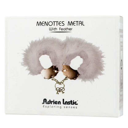 ADRIEN LASTIC - ALGEMAS DE METAL COM PENAS BRANCAS - Sexshoptuga 