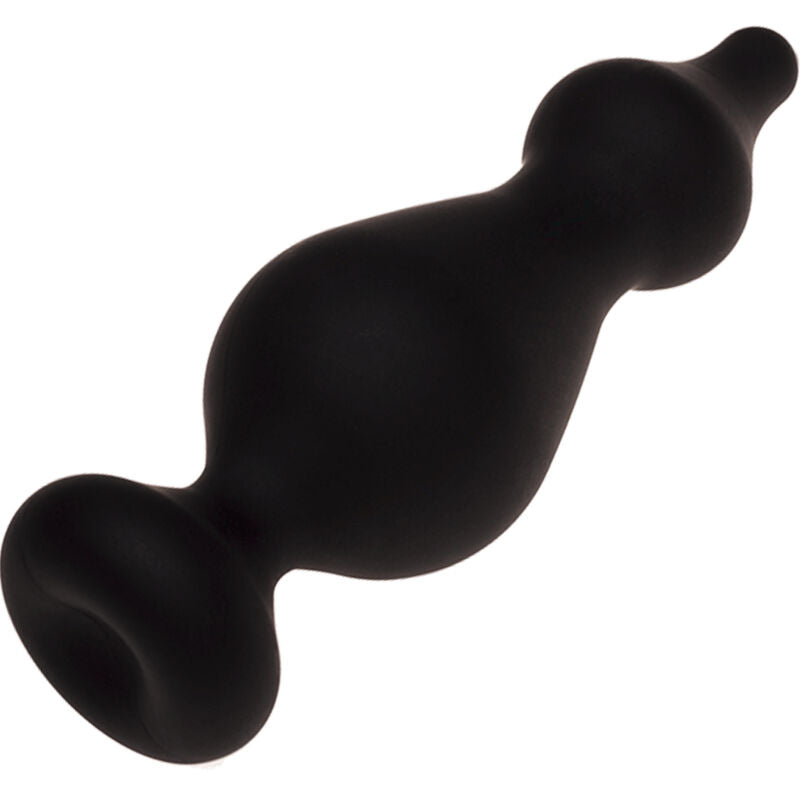 ADRIEN LASTIC - AMUSE PLUG ANAL SILICONE PRETO TAMANHO L - Sexshoptuga  Sexshoptuga 