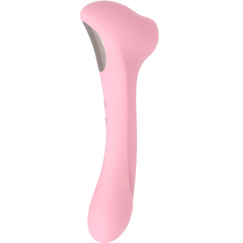 FEMINTIMATE - MASSAGER DAISY SUCÇÃO E VIBRADOR ROSA - Sexshoptuga  Sexshoptuga 