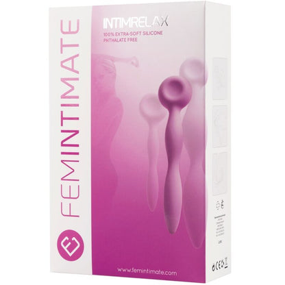 FEMINTIMATE - INTIMRELAX CONJUNTO 3 DILATADORES VAGINAIS - Sexshoptuga 