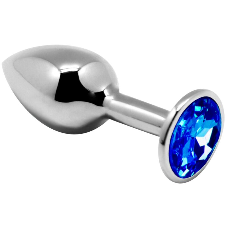 ALIVE - MINI PLUG PRAZER ANAL METAL AZUL TAMANHO L - Sexshoptuga  Sexshoptuga 