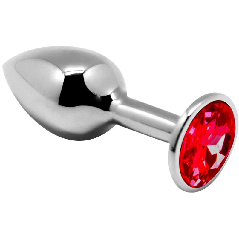 ALIVE - MINI PLUG PRAZER ANAL METAL VERMELHO TAMANHO M - Sexshoptuga  Sexshoptuga 