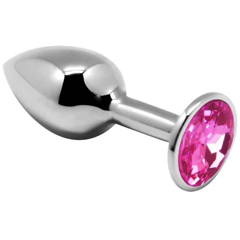 ALIVE - MINI PLUG PRAZER ANAL METAL ROSA TAMANHO L - Sexshoptuga  Sexshoptuga 