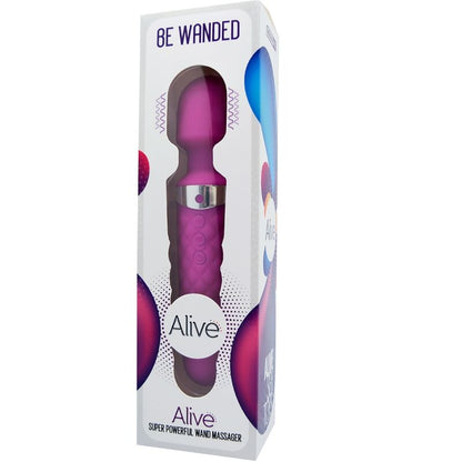 ALIVE - BE WANDED VIBRADOR MASSAGER ROXO - Sexshoptuga 