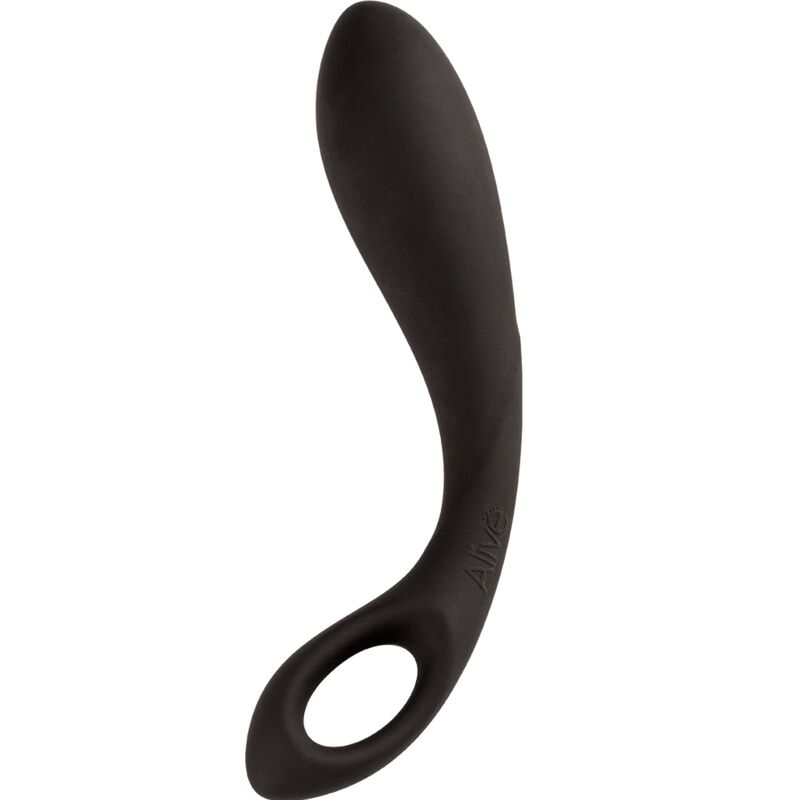 ALIVE - MASSAGEM ANAL CORAÇÃO NEGRO 15 CM - Sexshoptuga  Sexshoptuga 