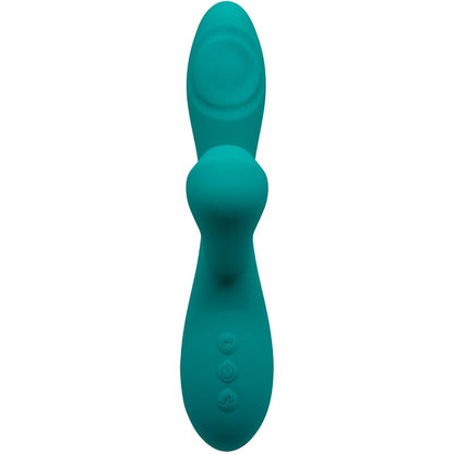 ALIVE - VIBRADOR CARIBBEAN SHINE E SUCKER AZUL - Sexshoptuga 