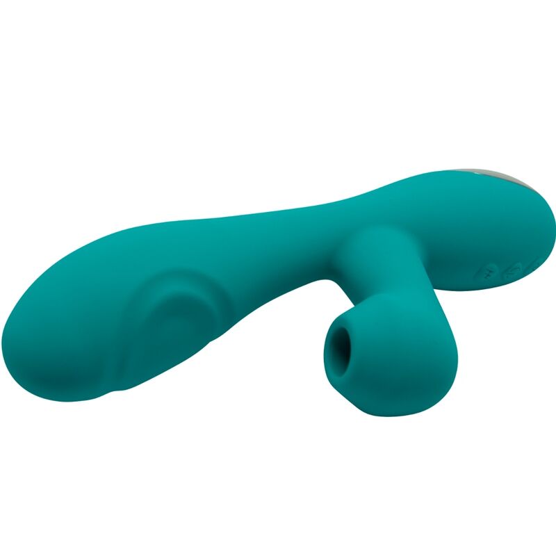 ALIVE - VIBRADOR CARIBBEAN SHINE E SUCKER AZUL - Sexshoptuga  Sexshoptuga 