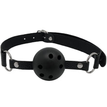 ALIVE - DISCRETION GAG RESPIRÁVEL PRETO - Sexshoptuga 