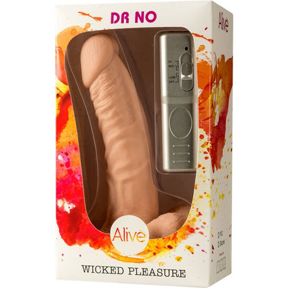 ALIVE  DR. VIBRADOR DE PÊNIS SEM REALÍSTICO 18 CM - Sexshoptuga 