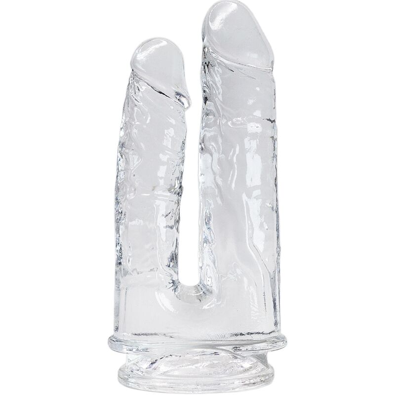 ALIVE - IMPERIUM DUPLO PÉNIS REALISTA TRANSPARENTE 12/14 CM - Sexshoptuga  Sexshoptuga 