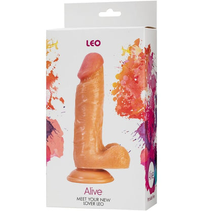 ALIVE - PÊNIS LEO REALÍSTICO 17 CM - Sexshoptuga 