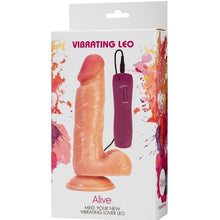 ALIVE - VIBRADOR DE PÊNIS LEO REALÍSTICO 17 CM - Sexshoptuga  Sexshoptuga 