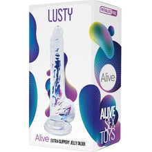 ALIVE - LUSTY REALISTIC PÊNIS TRANSPARENTE 18 CM - Sexshoptuga  Sexshoptuga 