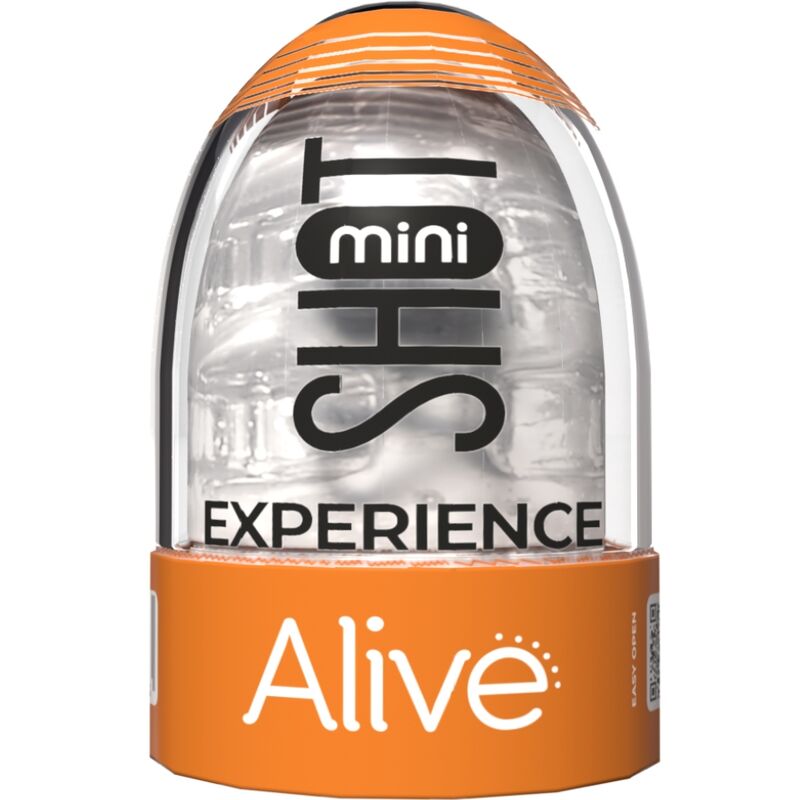 ALIVE - SHOT EXPERIENCE MINI MASTURBADOR TRANSPARENTE - Sexshoptuga 