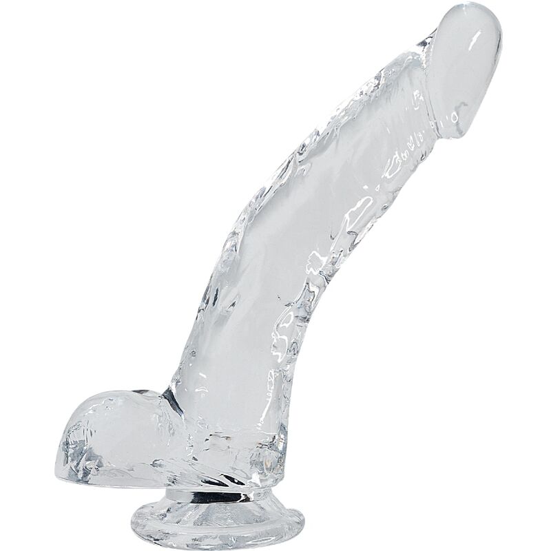 ALIVE - GARANHÃO PÊNIS REALÍSTICO TRANSPARENTE 22 CM - Sexshoptuga 