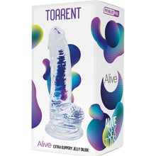 ALIVE - TORRENT PÊNIS REALÍSTICO TRANSPARENTE 20,6 CM - Sexshoptuga  Sexshoptuga 