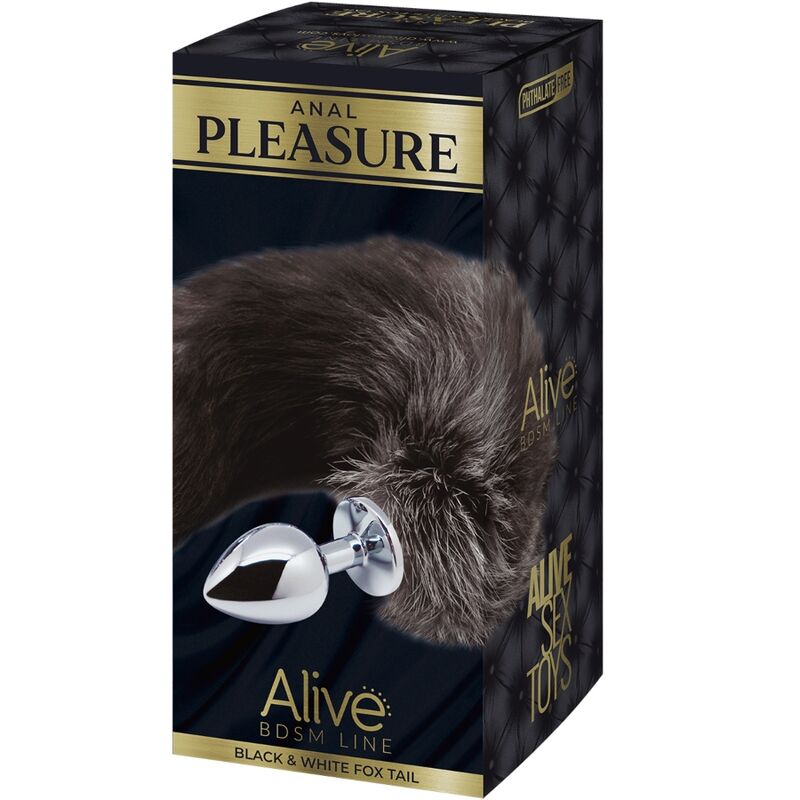 ALIVE - PLUG DE PRAZER ANAL METAL FOX TAIL TAMANHO S - Sexshoptuga  Sexshoptuga 