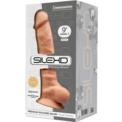 SILEXD - MODELO 1 PÊNIS REALÍSTICO PREMIUM SILEXPAN SILICONE 23 CM - Sexshoptuga 