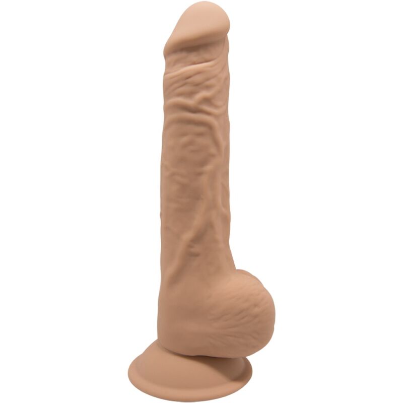 SILEXD - MODELO 1 PÊNIS REALÍSTICO PREMIUM SILEXPAN SILICONE CARAMELO 24 CM - Sexshoptuga 