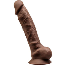 SILEXD - MODELO 1 PÊNIS REALÍSTICO PREMIUM SILEXPAN SILICONE MARROM 23 CM - Sexshoptuga  Sexshoptuga 