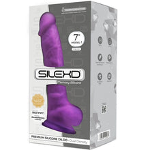 SILEXD - MODELO 1 PÊNIS REALÍSTICO PREMIUM SILEXPAN SILICONE VIOLETA 17.5 CM - Sexshoptuga  Sexshoptuga 