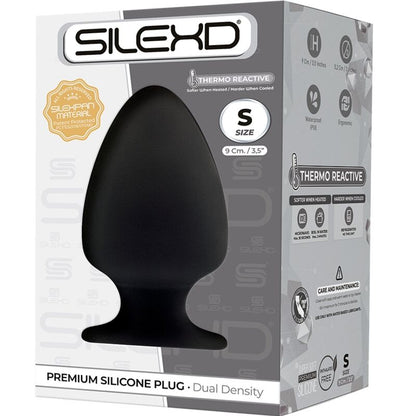 SILEXD - MODELO 1 PLUG ANAL PREMIUM SILEXPAN SILICONE PREMIUM TERMOREATIVO TAMANHO S - Sexshoptuga 