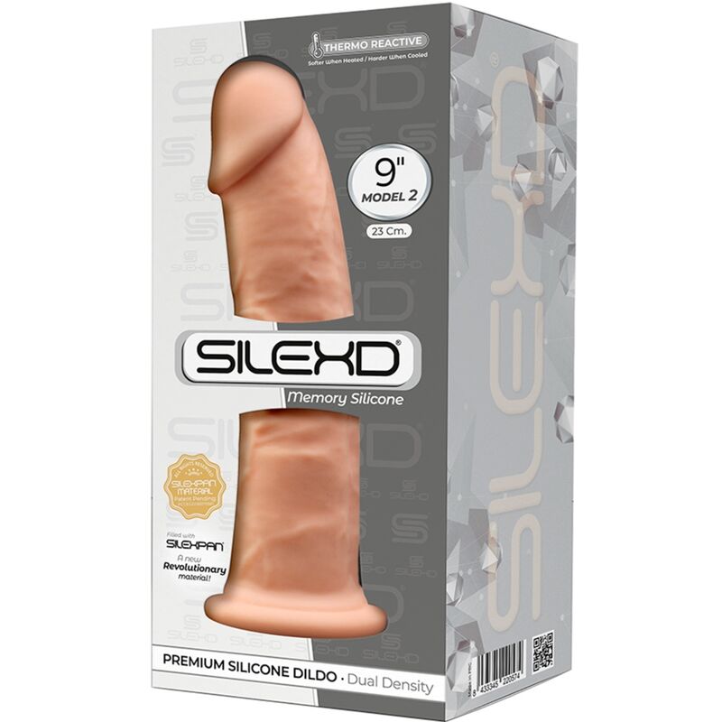 SILEXD - MODELO 2 PÊNIS REALÍSTICO PREMIUM SILEXPAN SILICONE 23 CM - Sexshoptuga 