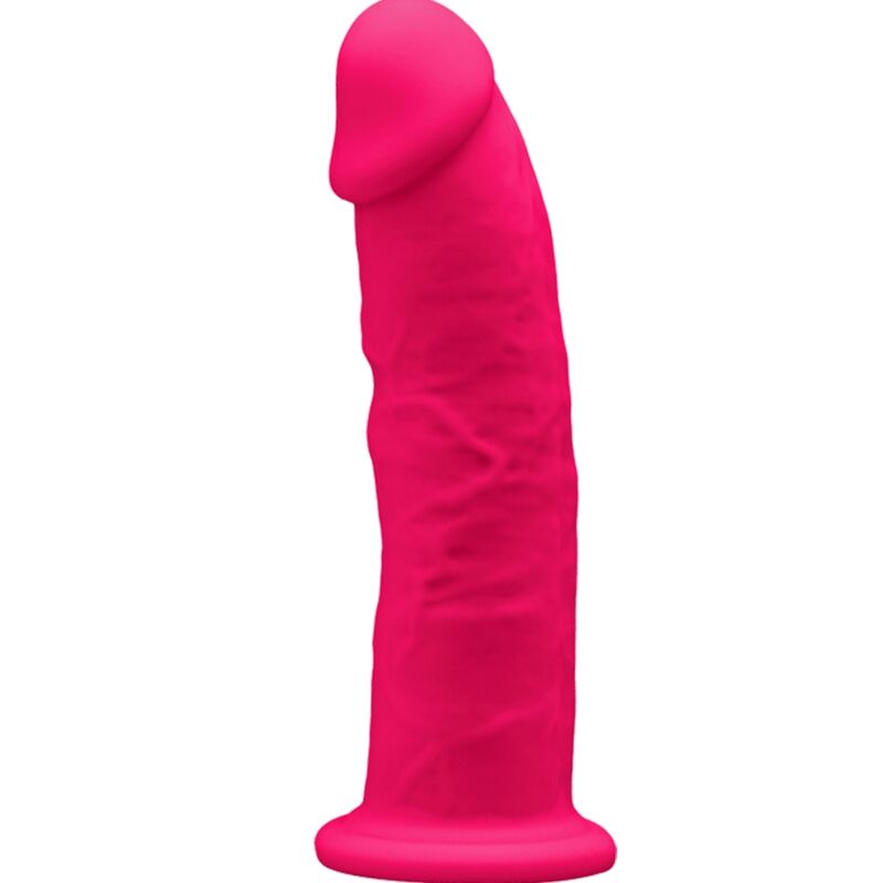 SILEXD - MODELO 2 PÊNIS REALÍSTICO PREMIUM SILEXPAN SILICONE FÚCSIA 15 CM - Sexshoptuga 