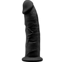 SILEXD - MODELO 2 PÊNIS REALÍSTICO PREMIUM SILEXPAN SILICONE PRETO 15 CM - Sexshoptuga  Sexshoptuga 