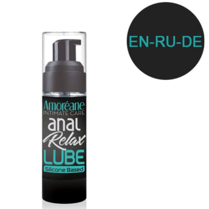 AMOREANE - LUBRIFICANTE ANAL À BASE DE SILICONE 30 ML EN/RU/DE - Sexshoptuga 