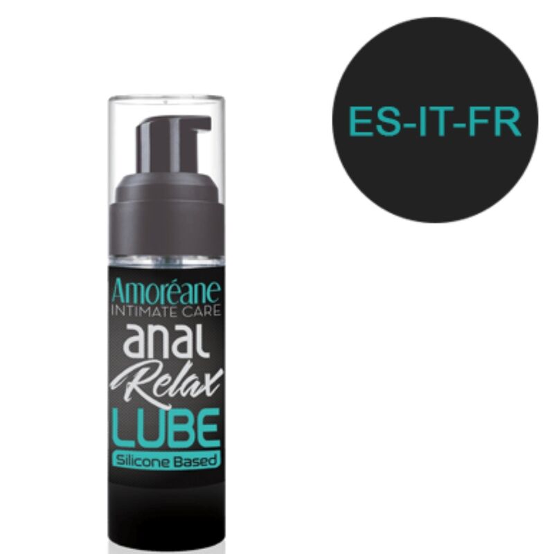 AMOREANE - LUBRIFICANTE ANAL À BASE DE SILICONE 30 ML ES/IT/FR - Sexshoptuga  Sexshoptuga 