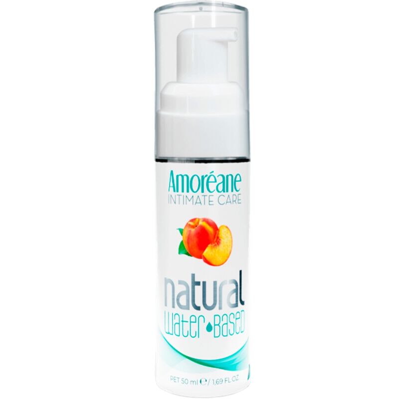 AMOREANE - LUBRIFICANTE À BASE DE ÁGUA PÊSSEGO 50 ML - Sexshoptuga  Sexshoptuga 