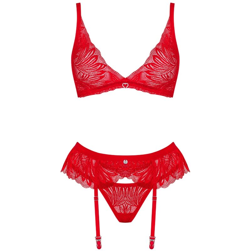 OBSESSIVE - CONJUNTO CHILISA 3 PEÇAS XS/S - Sexshoptuga  Sexshoptuga 