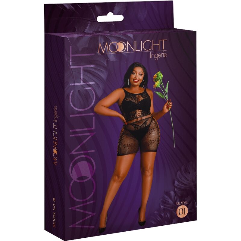 MOONLIGHT - VESTIDO MODELO 1 PRETO PLUS SIZE - Sexshoptuga  Sexshoptuga 