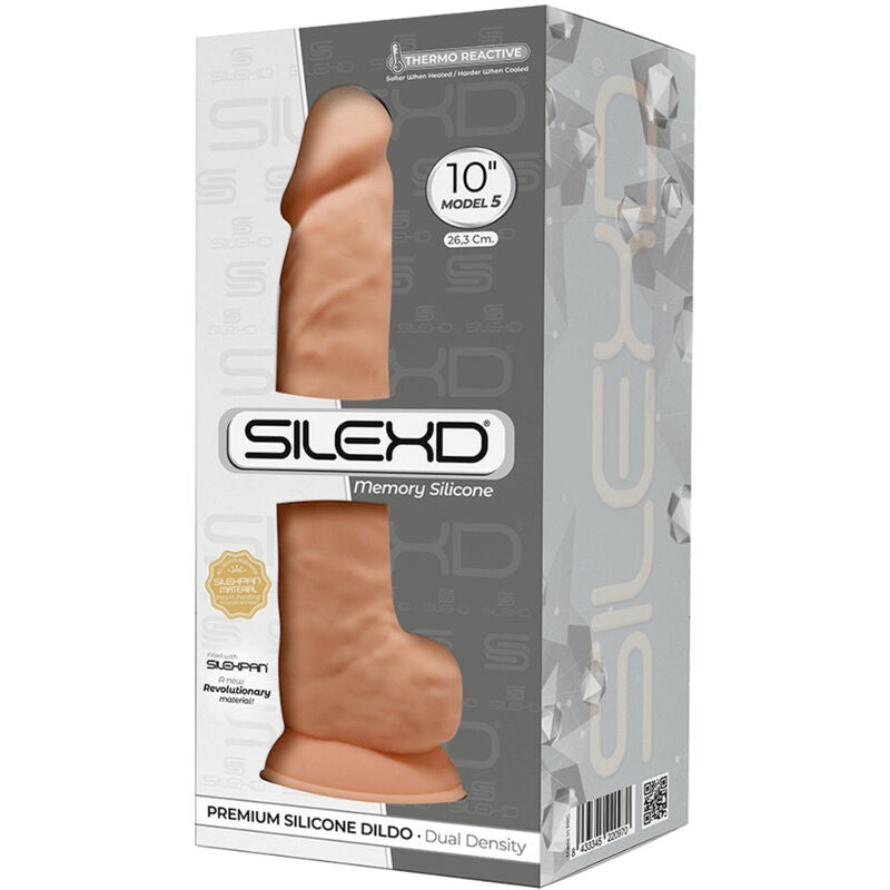 SILEXD - MODELO 1 PÊNIS REALÍSTICO PREMIUM SILEXPAN SILICONE 26.6 CM - Sexshoptuga 