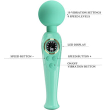 PRETTY LOVE - VIBRADOR DE VARINHA VERDE SKYLER - Sexshoptuga  Sexshoptuga 