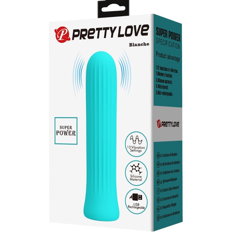 PRETTY LOVE - BLANCHE VIBRATOR STIMULATOR BLUE Sexshoptuga 