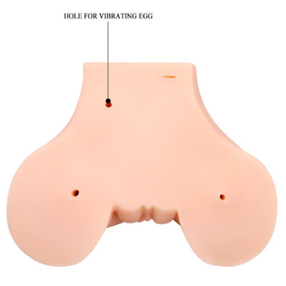 CRAZY BULL - VAGINA E NUS COM MALHA REALÍSTICA COM VIBRAO - Sexshoptuga 