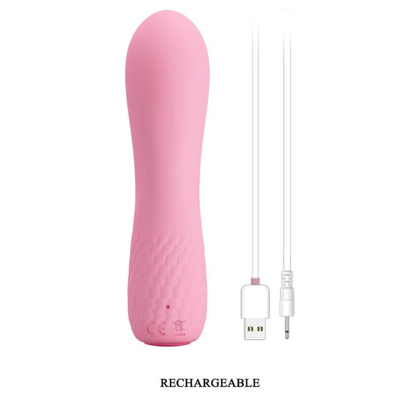 PRETTY LOVE - ALICE RECHARGEABLE VIBRATOR PINK Sexshoptuga 