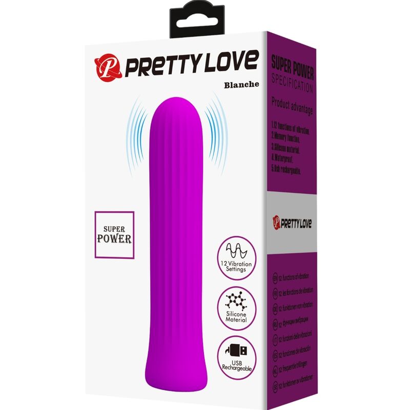 PRETTY LOVE - BLANCHE PINK VIBRATOR STIMULATOR Sexshoptuga 