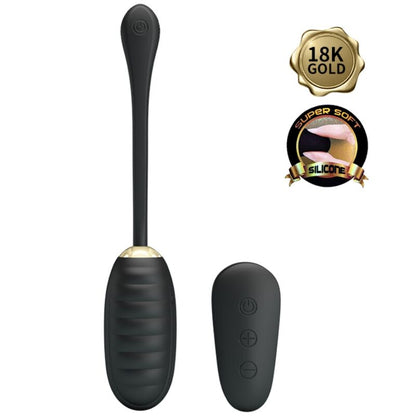 PRETTY LOVE - OVO VIBRATÓRIO RECARREGVEL DOREEN LUXURY PRETO - Sexshoptuga 