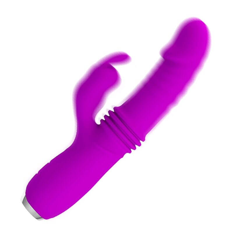 PRETTY LOVE - VIBRADOR DE COELHO RECARREGVEL DOROTHY ROXO Sexshoptuga 