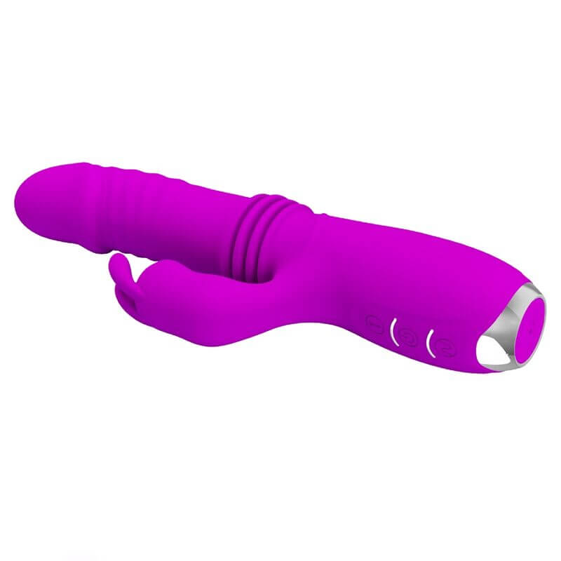 PRETTY LOVE - VIBRADOR DE COELHO RECARREGVEL DOROTHY ROXO Sexshoptuga 