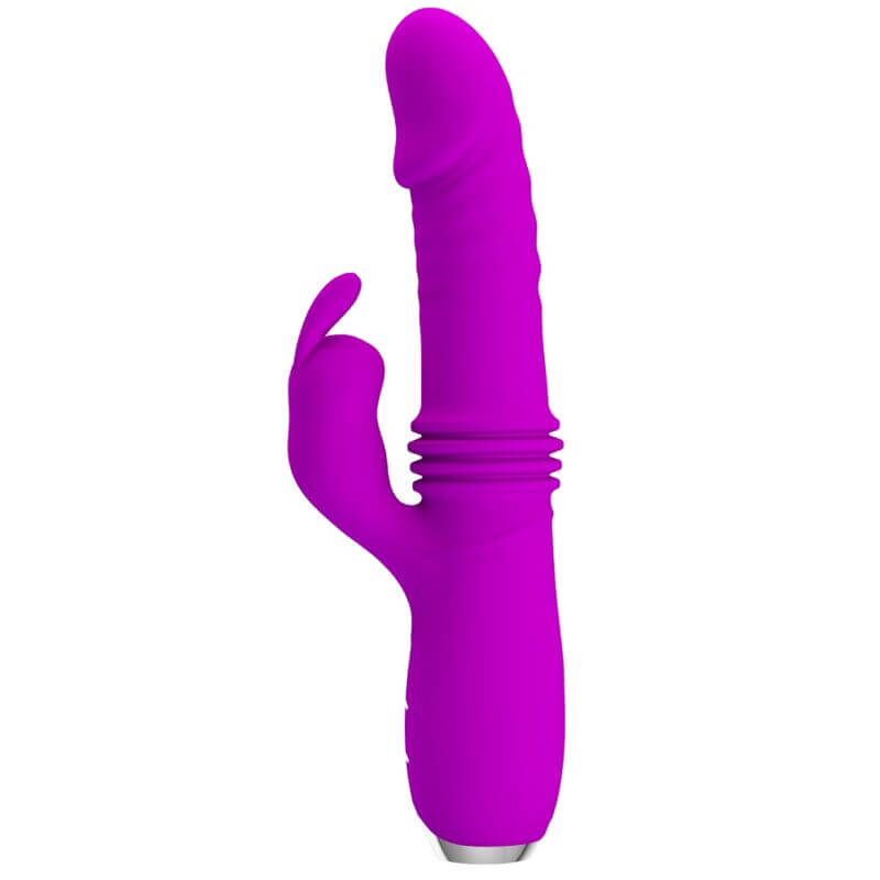 PRETTY LOVE - VIBRADOR DE COELHO RECARREGVEL DOROTHY ROXO Sexshoptuga 