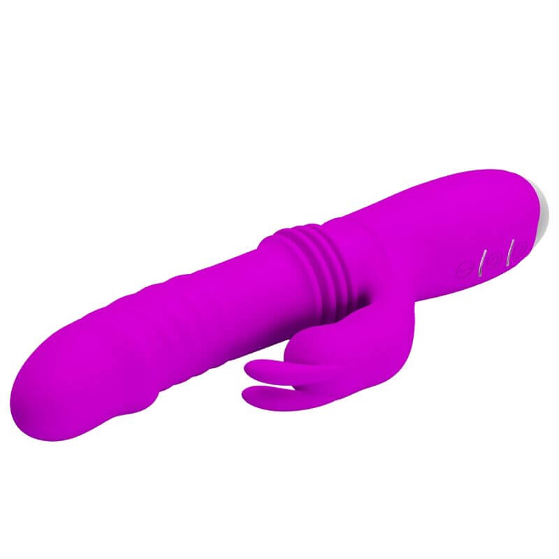 PRETTY LOVE - VIBRADOR DE COELHO RECARREGVEL DOROTHY ROXO Sexshoptuga 