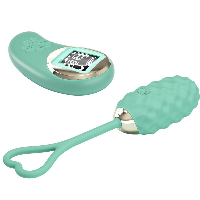 PRETTY LOVE - OVO VIBRATÓRIO DE CONTROLE REMOTO VIVIAN GREEN - Sexshoptuga  Sexshoptuga 