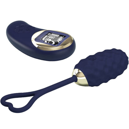 PRETTY LOVE - OVO VIBRATÓRIO DE CONTROLE REMOTO VIVIAN BLUE - Sexshoptuga 